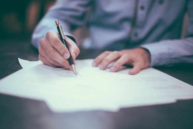 HR professional managing payroll and employee documents